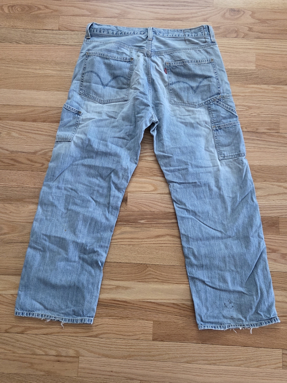 Levi's Men's Relaxed Light Blue Carpenter Jeans